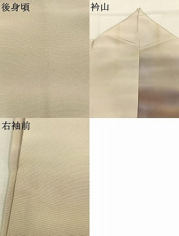 平和屋着物●虹色創家 本郷大田子 訪問着 霞文 暈し染め 正絹 逸品 AABK7517fy