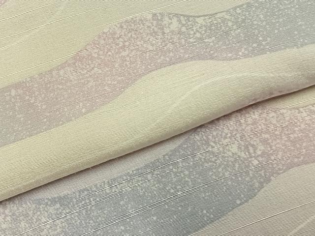 平和屋着物●訪問着 紬地 抽象文様 暈し染め 仮絵羽 正絹 逸品 未使用 AABK7529fy