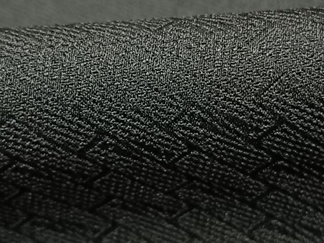 平和屋着物●染色作家 斉藤三才 訪問着 片身替わり 霞文 正絹 逸品 AABK7531fy