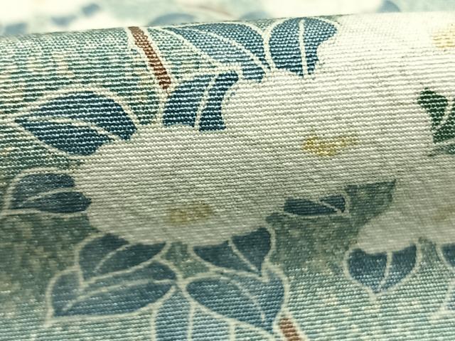 平和屋着物●訪問着 枝花文 暈し染め 金彩 正絹 逸品 AABK7554fy