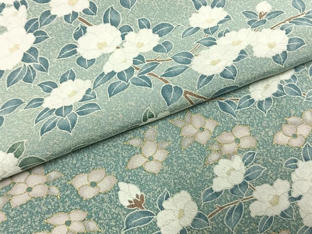 平和屋着物●訪問着 枝花文 暈し染め 金彩 正絹 逸品 AABK7554fy