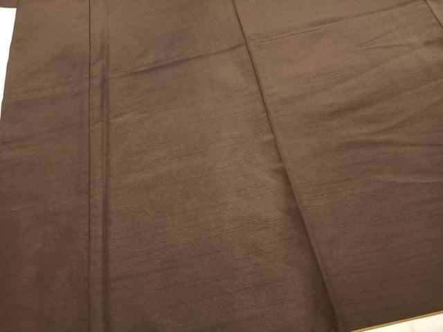 平和屋着物●男性 色無地 涅色 キングサイズ 洗える着物 AABK7561fy
