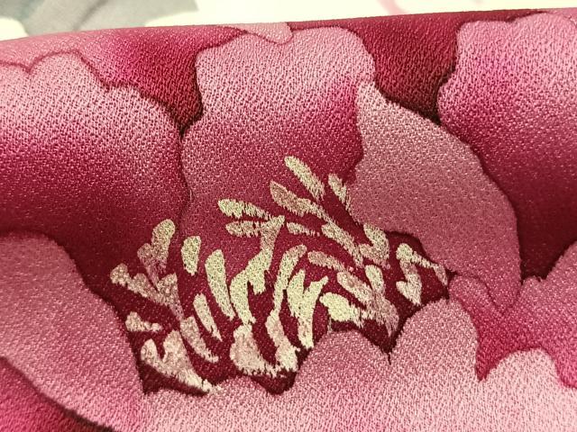 平和屋着物●豪華振袖 手描き 草花文 やまと誂製 正絹 逸品 AABK7587fy
