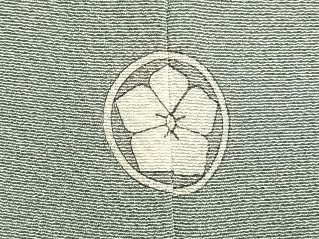 平和屋着物●上質な色無地 薄雲鼠色 正絹 逸品 AABK7596fy