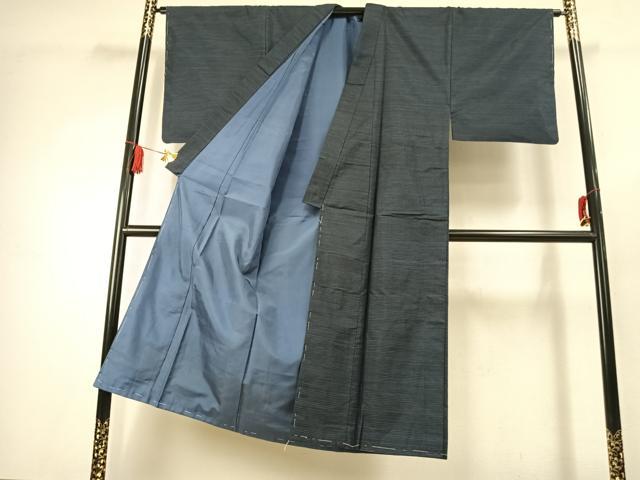 平和屋着物●男性 本場大島紬 アンサンブル 80亀甲 総詰め 正絹 逸品 AABK7603fy