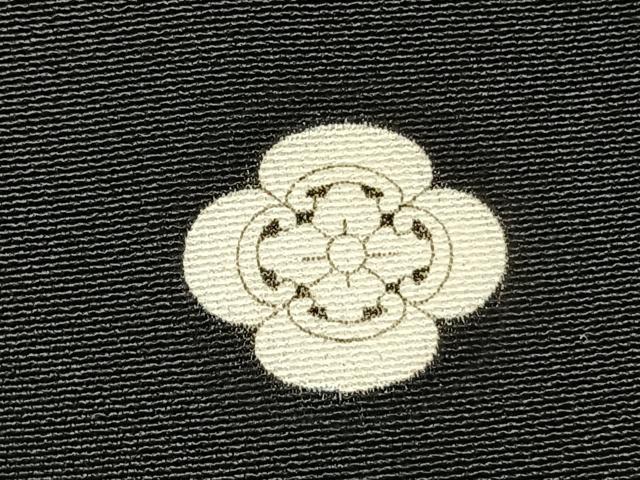 平和屋着物●豪華黒留袖 友禅 作家物 花鳥文 正絹 逸品 AABK7604fy
