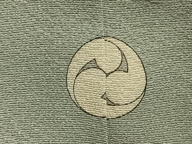平和屋着物●上質な色無地 作家物 幻の染 岩石染 蕎麦切色 正絹 逸品 AABK7607fy