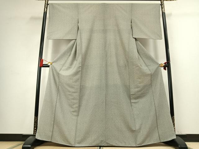 平和屋着物●江戸小紋 鮫小紋柄 正絹 逸品 AABK7610fy