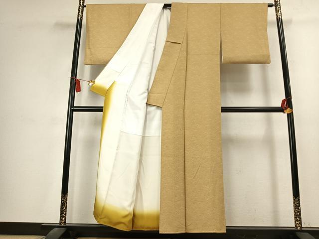 平和屋着物●江戸小紋 扇面文 正絹 逸品 AABK7627fy