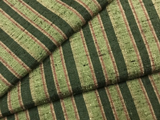 平和屋着物●上質な紬 縞 鈴乃屋扱い 正絹 逸品 AABK7633fy