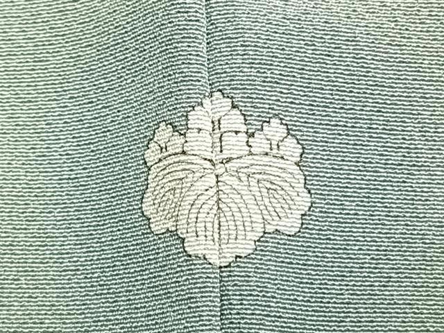 平和屋着物●上質な色無地 千草鼠色 正絹 逸品 AABK7644fy