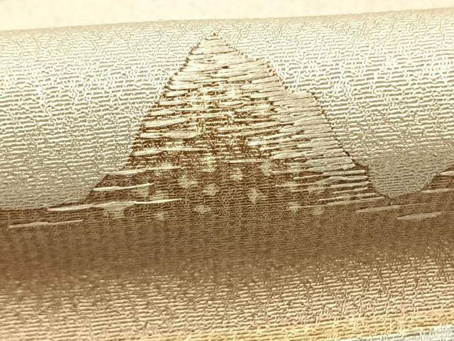 平和屋着物●訪問着 作家物 刺繍 風景文 正絹 逸品 未使用 AABK7659fy