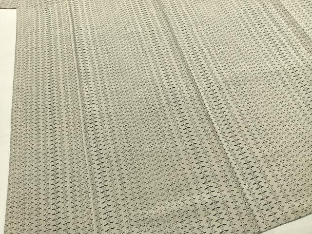 平和屋着物●上質な小紋 抽象文様 正絹 逸品 AABK7661fy