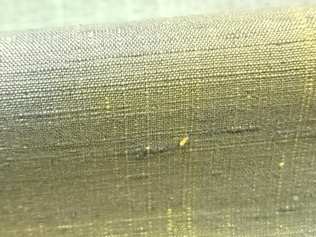平和屋着物●菅原工房 菅原結作 漢方染紬 斜縞 正絹 逸品 AABK7671fy