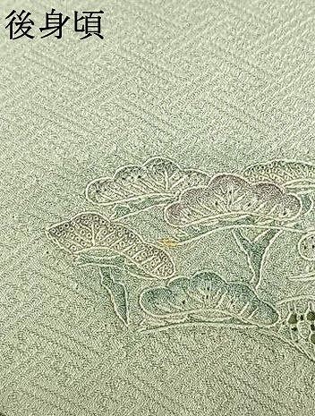 平和屋着物●訪問着 中国三大刺繍 汕頭刺繍 スワトウ刺繍 相良刺繍 絞り 草花文 やまと誂製 正絹 逸品 AABK7672fy