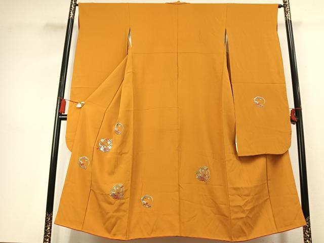 平和屋着物●豪華振袖 中国三大刺繍 汕頭刺繍 スワトウ刺繍 総刺繍 草花文 金糸 正絹 逸品 AABK7737fy