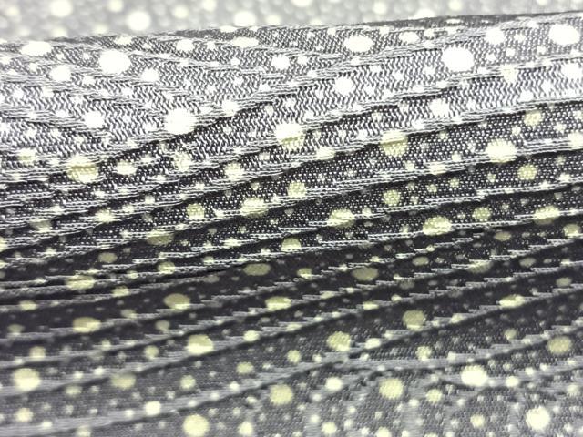 平和屋着物●上質な小紋 大小あられ 正絹 逸品 AABK7741fy