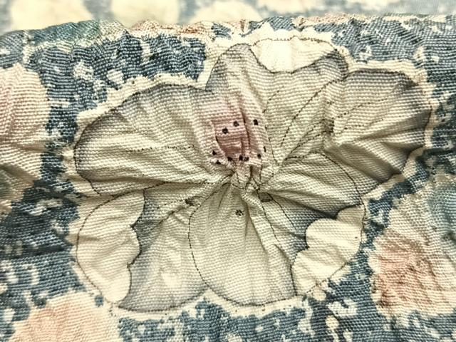 平和屋着物●本場染大島紬 訪問着 絞り 辻が花 正絹 逸品 AABK7744fy