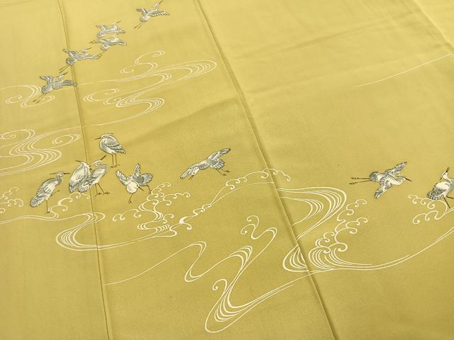 平和屋着物●訪問着 飛鳥文 正絹 逸品 AABK7751fy