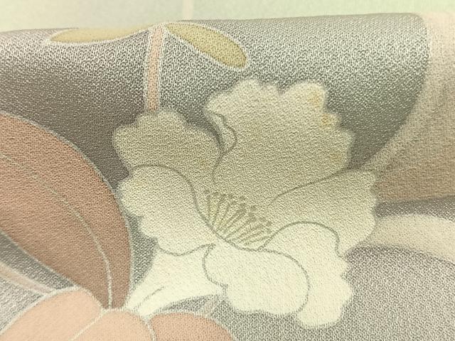 平和屋着物●訪問着 友禅 枝花文 暈し染め 正絹 逸品 AABK7775fy