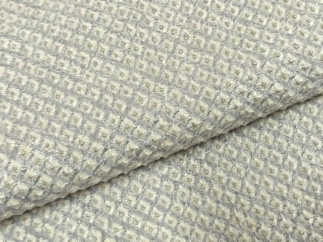 平和屋着物●大変加工の良い総絞り小紋 正絹 逸品 AABK7811fy