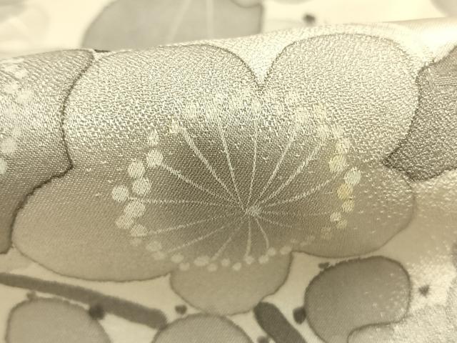 平和屋着物●豪華振袖 手描き 枝梅花文 正絹 逸品 AABK7829fy