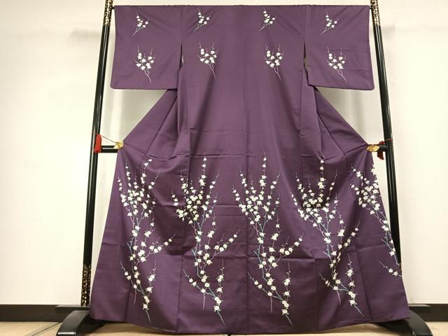 平和屋着物●洗える最高級着物 <英>はなぶさ謹製 訪問着 枝花文 洗える着物 AABK7844fy