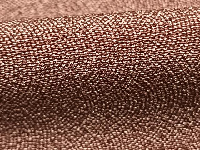 平和屋着物●江戸小紋 作家物 鮫小紋柄 鬼しぼ縮緬 正絹 逸品 AABK7942fy