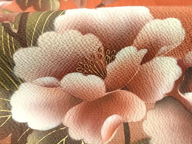 平和屋着物●豪華振袖 草花文 暈し染め 金彩 やまと誂製 正絹 逸品 AABK7948fy
