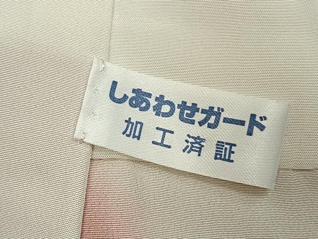 平和屋着物●上質な小紋 草花文 蛍暈し 正絹 逸品 AABK7956fy