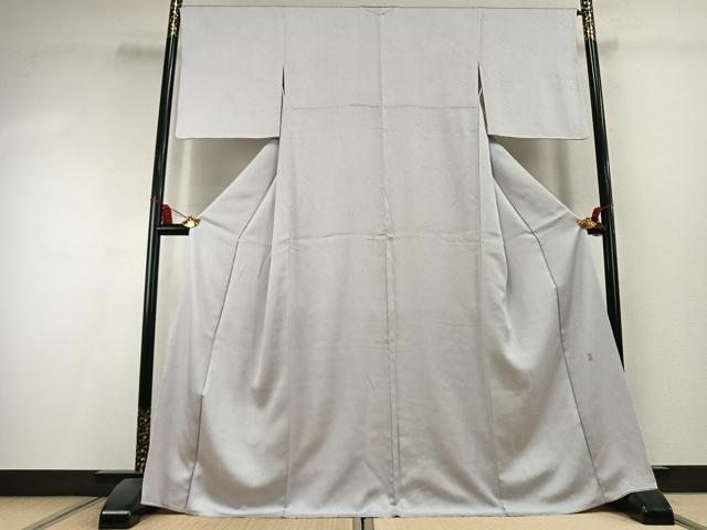 平和屋着物●上質な小紋 作家物 散らし地紋 暈し染め 三越扱い 正絹 逸品 AABK7977fy