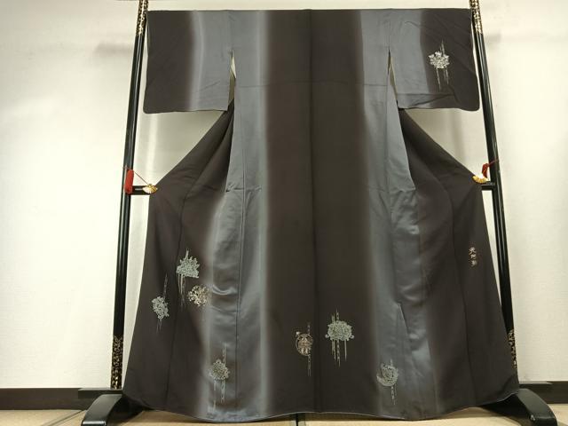 平和屋着物○金彩友禅 卓越技能者・名工・和田光正 訪問着 吉祥花