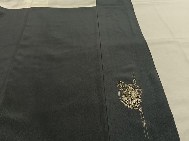 平和屋着物●金彩友禅 卓越技能者・名工・和田光正 訪問着 吉祥花文 暈し染め 銀彩 正絹 逸品 未使用 AABK7983fy