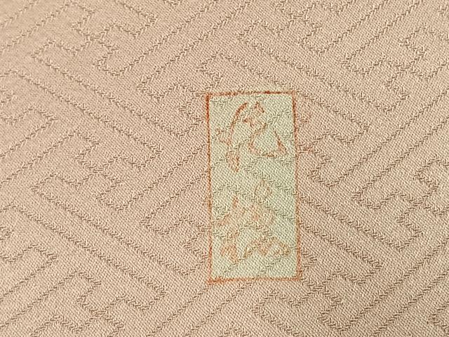 平和屋着物●十日町老舗ブランド 吉澤友禅 吾妻徳穂 訪問着 駒刺繍 雪輪花文 金彩 正絹 逸品 未使用 AABK7992fy