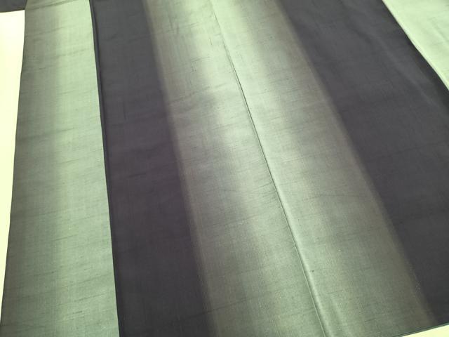 平和屋着物●上質な紬 間道 正絹 逸品 AABK7994fy