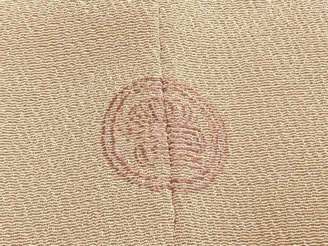 平和屋着物●訪問着 駒刺繍 草花文 暈し染め 金彩 正絹 逸品 AABK7996fy