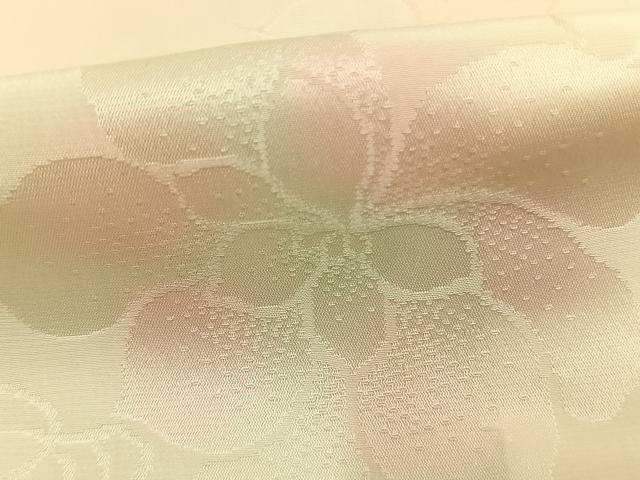 平和屋着物●振袖用長襦袢 袷 草花地紋 暈し染め 正絹 逸品 AABK8015fy