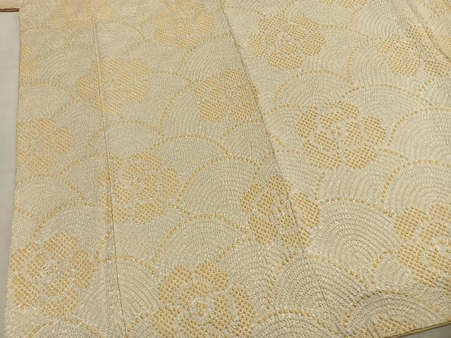 平和屋着物▼上質な小紋 総絞り 舞花文 正絹 逸品 AABK8025fy