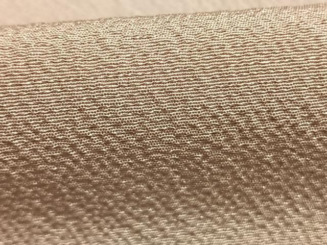 平和屋着物●染色作家 斉藤三才 小紋 霞文 暈し染め 反端付き 正絹 逸品 AABK8107fy