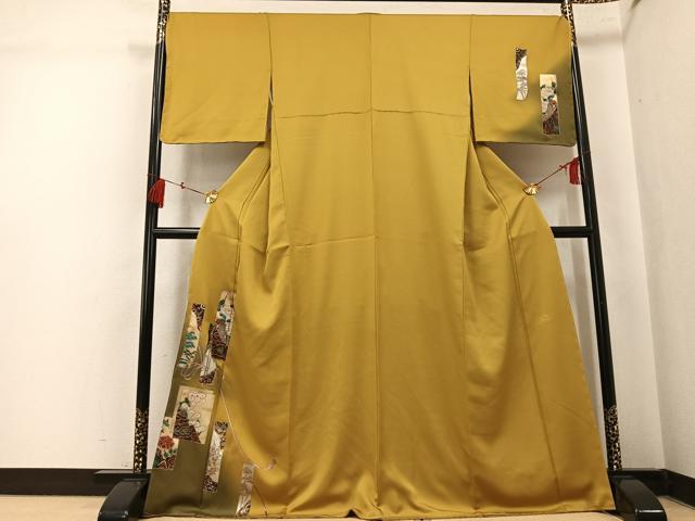 平和屋着物●TOKI志すい キモノモードオリジナルブランド 訪問着 草花文 暈し染め 金銀彩 正絹 逸品 未使用 AABK8131ph