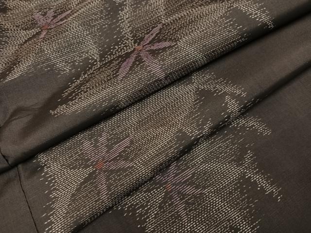 平和屋着物●本場大島紬 花間道 やまと誂製 正絹 逸品 AABK8132ph