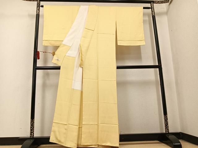 平和屋着物●上質な色無地 紋意匠 砥粉色 やまと誂製 正絹 逸品 AABK8135ph