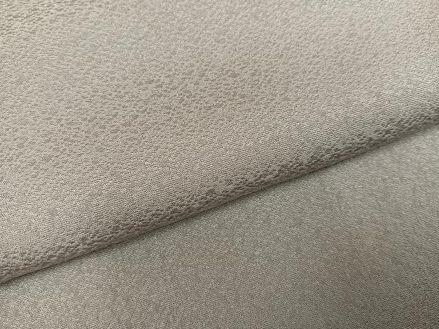 平和屋着物●上質な色無地 利休白茶色 正絹 逸品 AABK8140ph