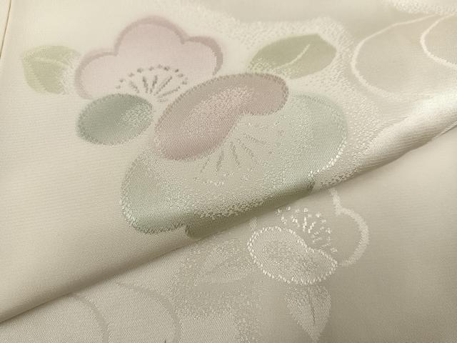 平和屋着物●長襦袢 袷 地紋起こし 花の詩 梅地紋 暈し染め 正絹 逸品 未使用 AABK8143ph