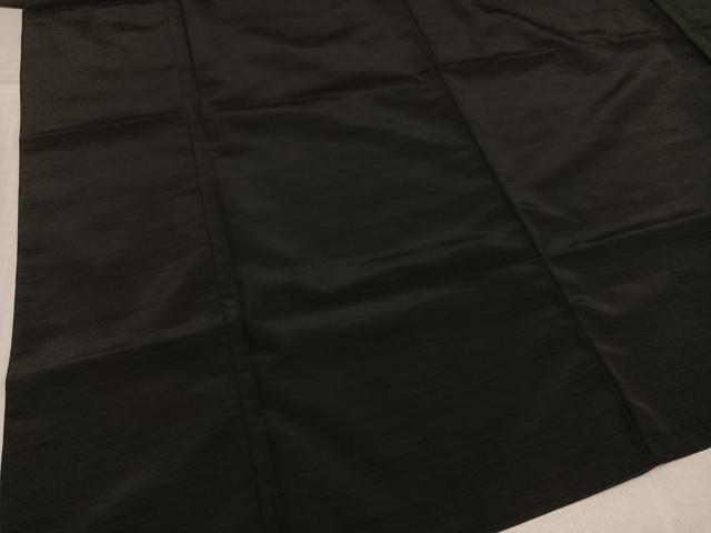 平和屋着物●男性 黒紋付 羽織セット キングサイズ 洗える着物 AABK8150ph