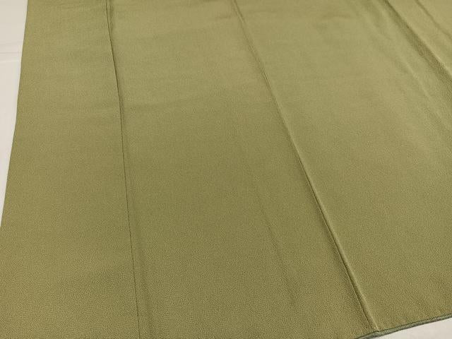 平和屋着物●伝統工芸師 服部光擴 江戸小紋 極小鮫小紋柄 草木染 正絹 逸品 AABK8244ph