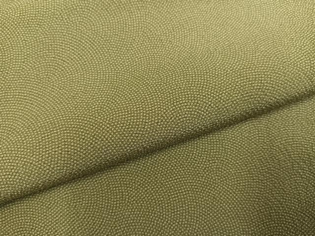 平和屋着物●伝統工芸師 服部光擴 江戸小紋 極小鮫小紋柄 草木染 正絹 逸品 AABK8244ph