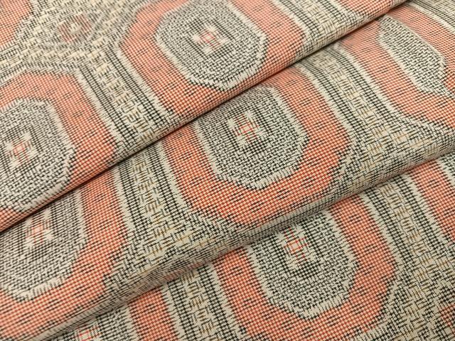 平和屋着物●本場村山大島紬 抽象文様 正絹 逸品 AABK8261ph