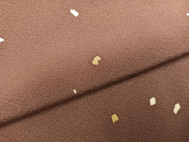 平和屋着物●上質な小紋 霞文 正絹 逸品 未使用 AABK8274ph