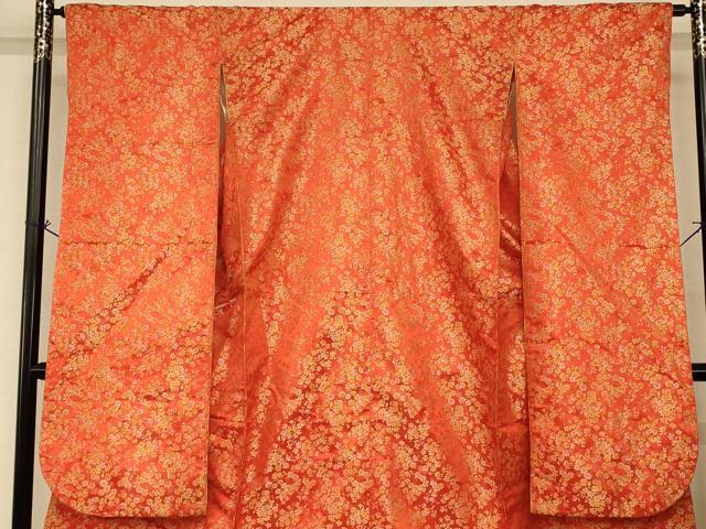 平和屋本店●掛下 打掛 和装 婚礼 花嫁 結婚式 神社挙式 総刺繍 枝花文 逸品 AABK8348fw
